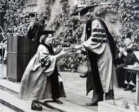 Dr. Muraszko at her 1981 graduation.